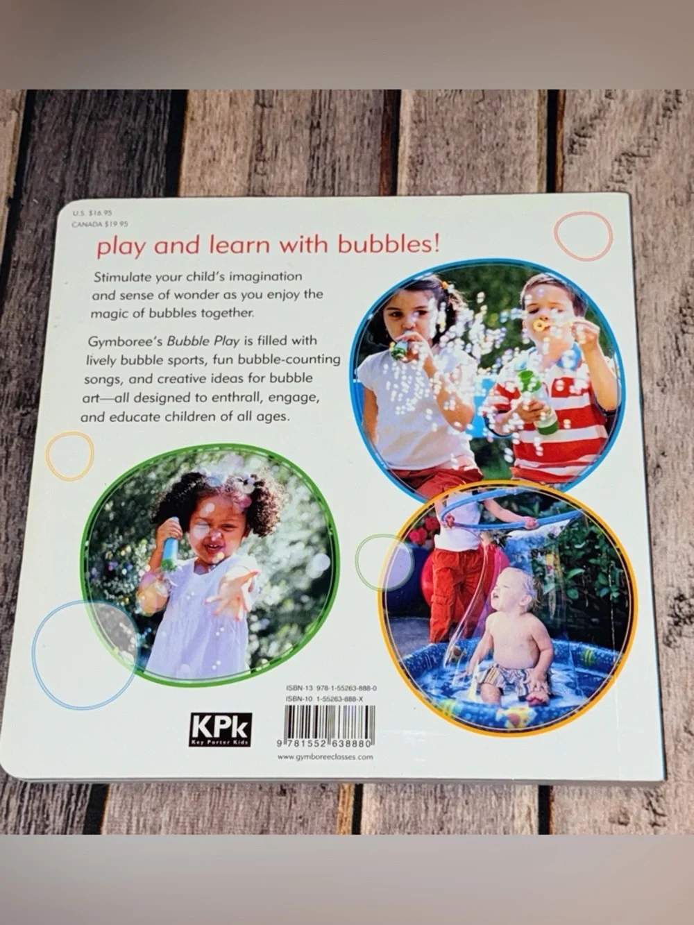 Gymboree Bubble Play Kids Book
